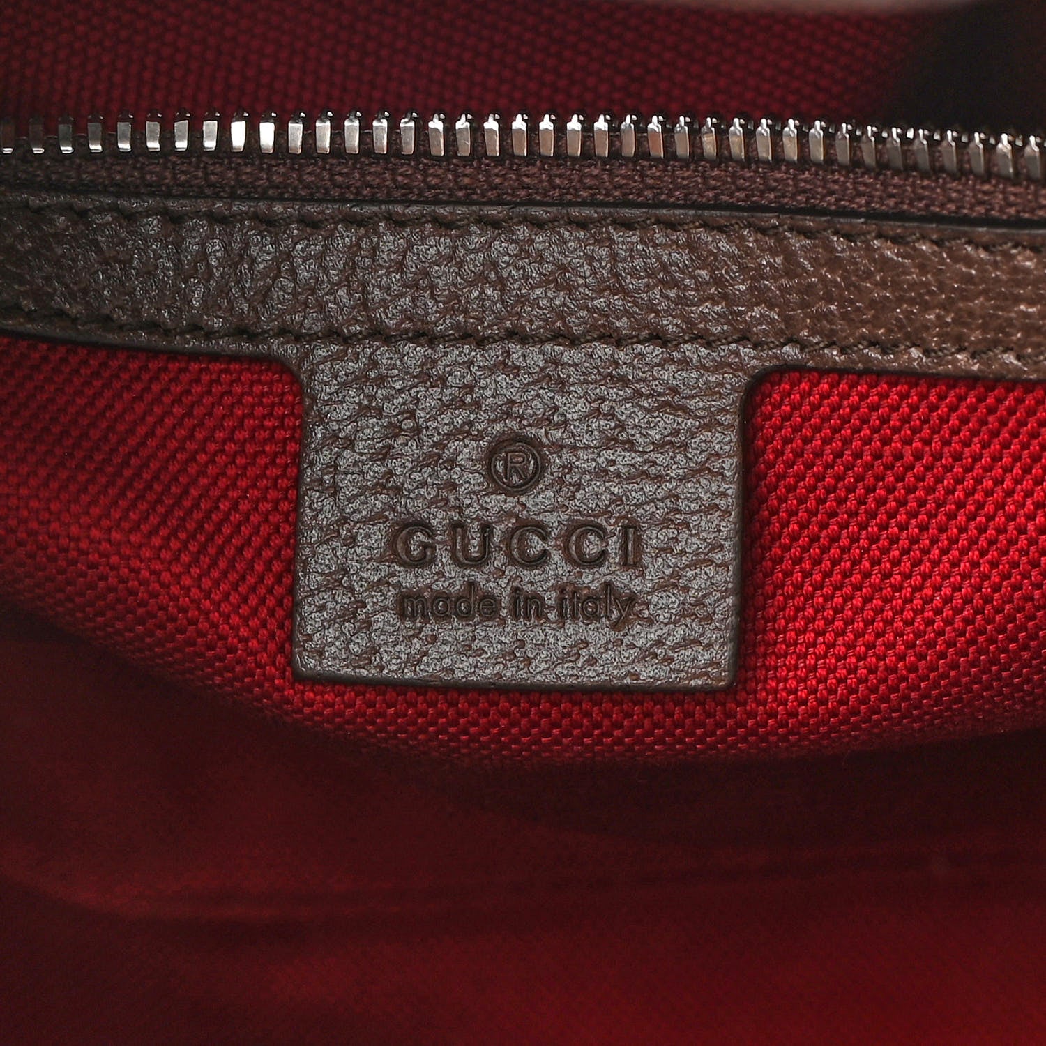 Gucci GG Supreme Monogram Textured Dollar Calfskin Small Detail Tote Beige Ebony New Acero 6 of 16