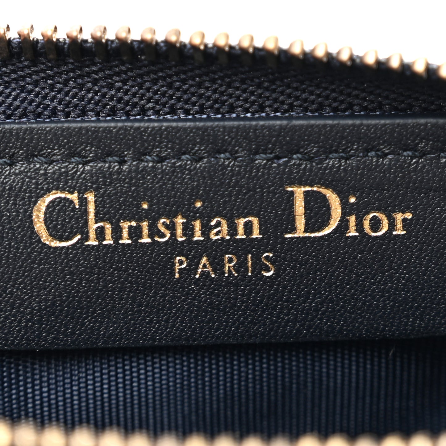 Oblique Dior Pouch Navy Blue