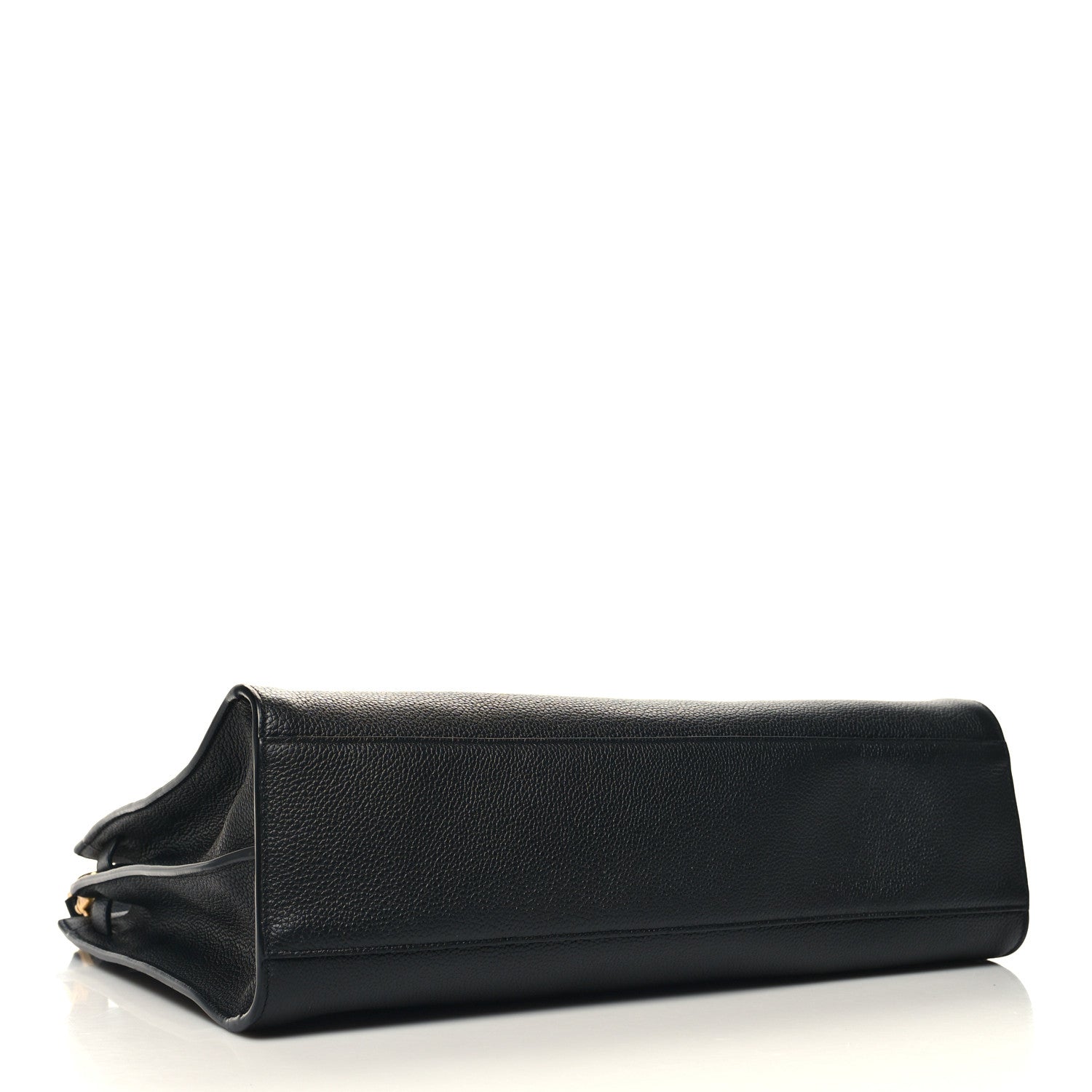 Saint Laurent Grained Calfskin Large Thin Sac De Jour Black 4 of 10