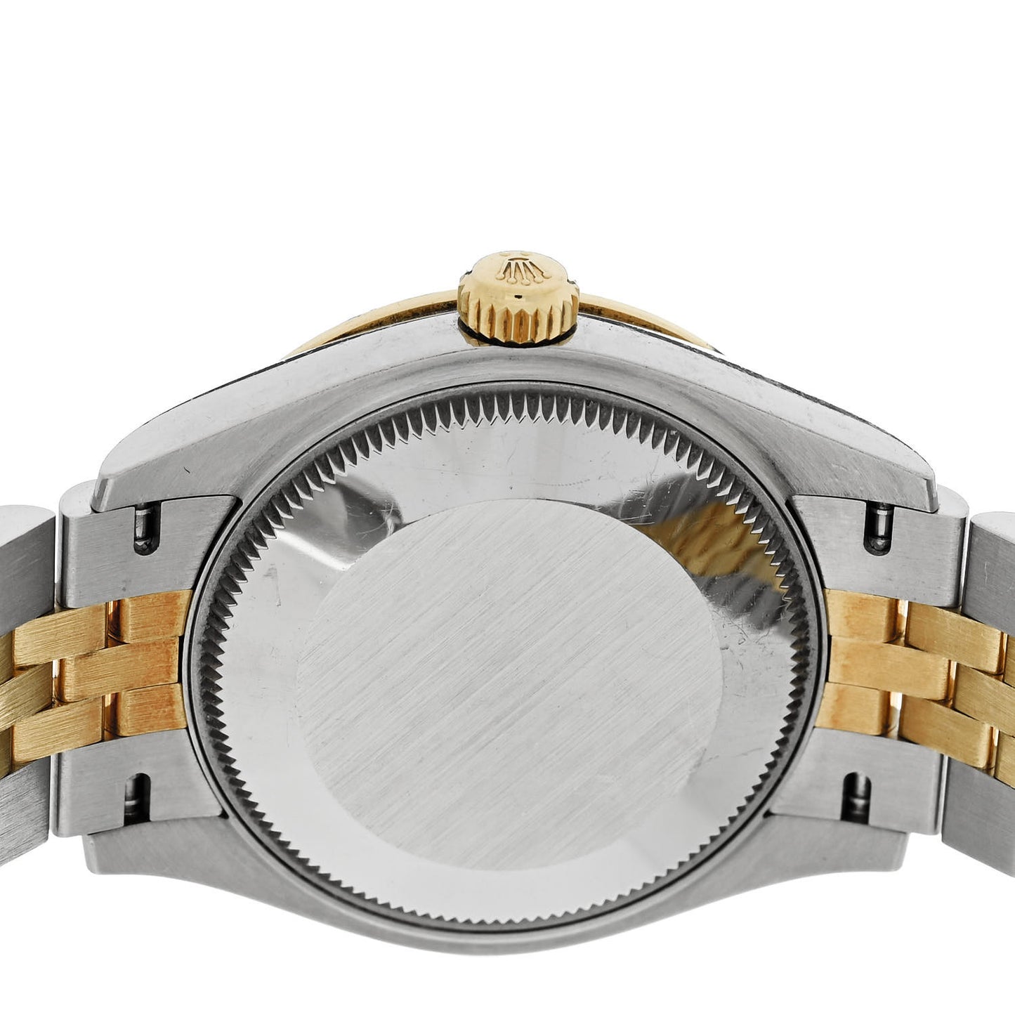 Stainless Steel 18K Yellow Gold Diamond Bezel Mother of Pearl 31mm Oyster Perpetual Datejust Watch 278383RBR