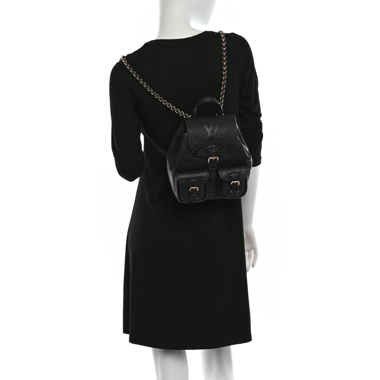 Empreinte Monogram Backup Backpack Black