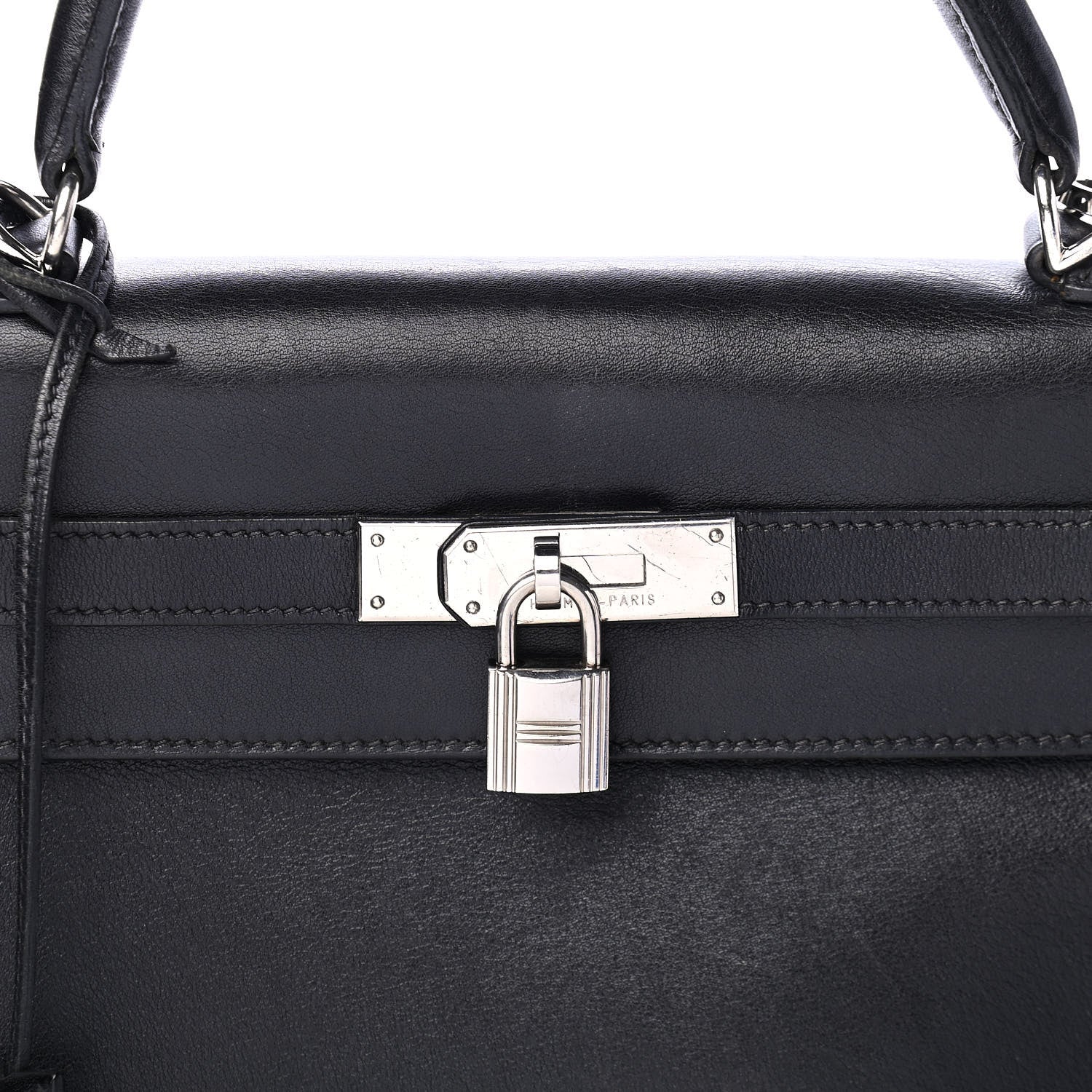 Hermes Chevre Shooting Star Kelly Retourne 32 Black 9 of 11