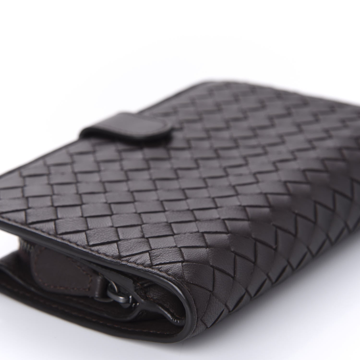 Bottega Veneta Nappa Intrecciato Continental Wallet Ebano 7 of 9