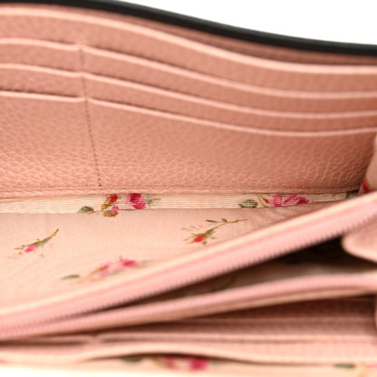 Gucci Calfskin Garden Continental Wallet Black 6 of 9