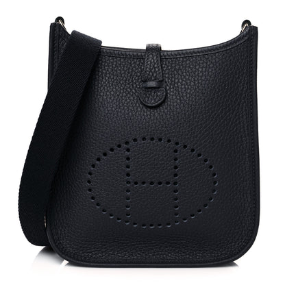 Hermes Taurillon Clemence Evelyne TPM Bleu Nuit 1 of 10