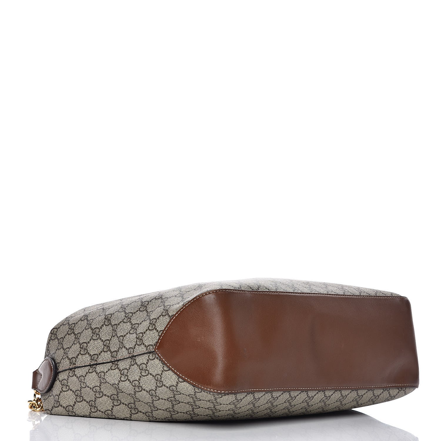 Gucci GG Supreme Monogram Large Linea A Hobo Light Brown 5 of 16
