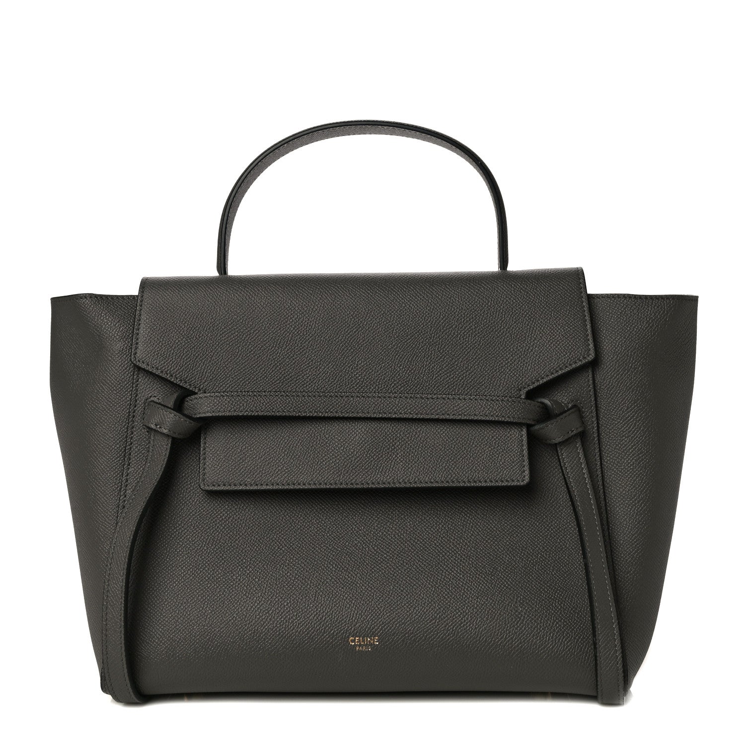 Celine Grained Calfskin Mini Belt Bag Grey 1 of 10