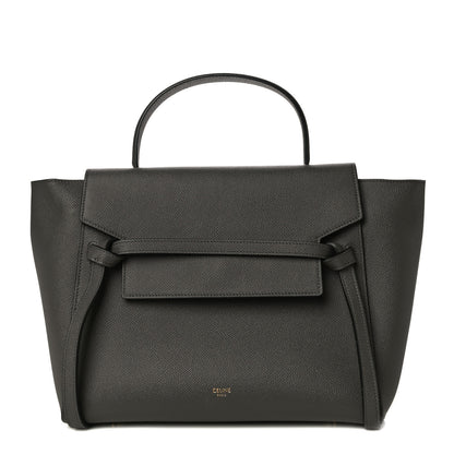 Celine Grained Calfskin Mini Belt Bag Grey 1 of 20