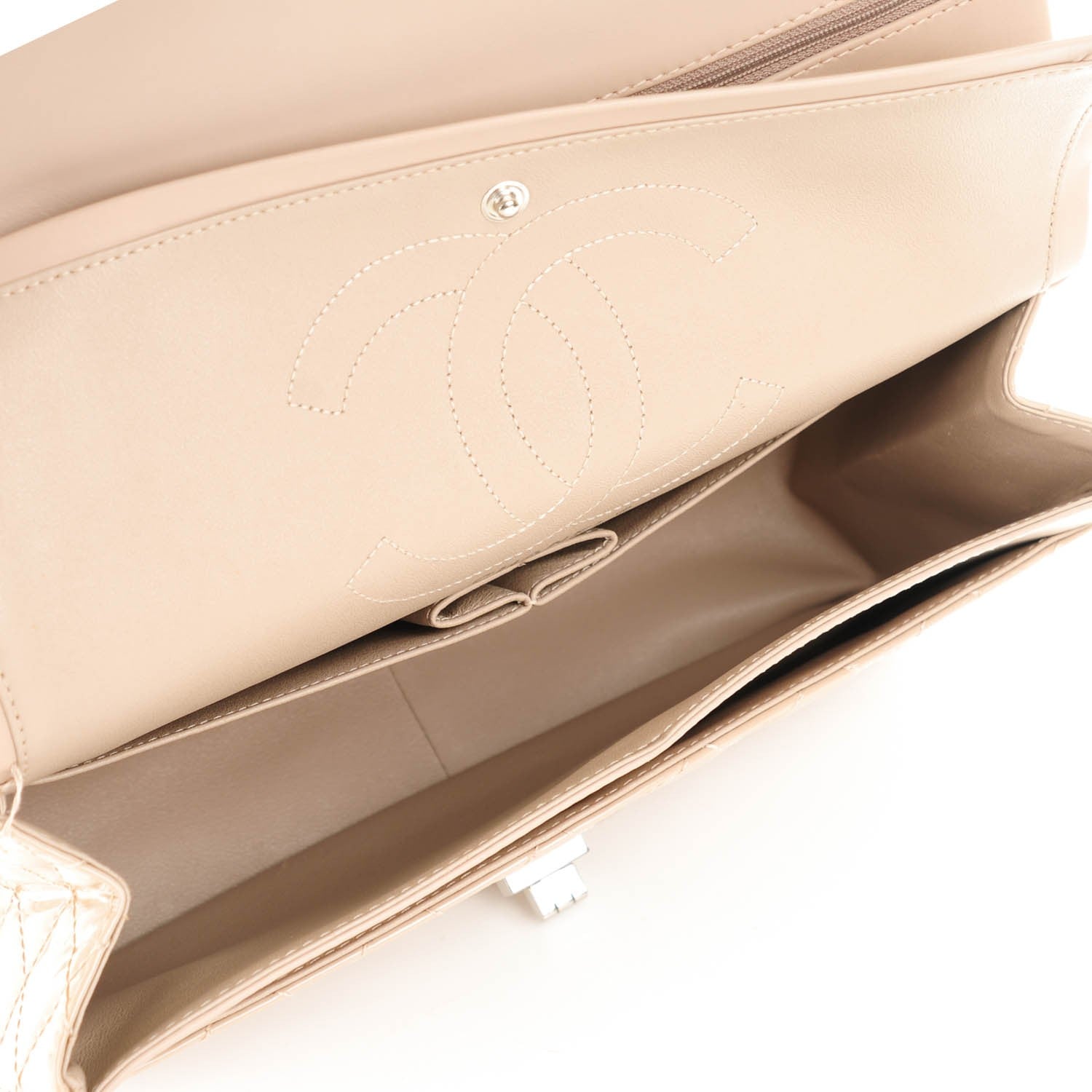 Chanel Patent Quilted 2.55 Reissue 226 Flap Beige 5 of 9