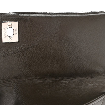 Chanel Lambskin Quilted Crossbody Dark Khaki 11 of 14