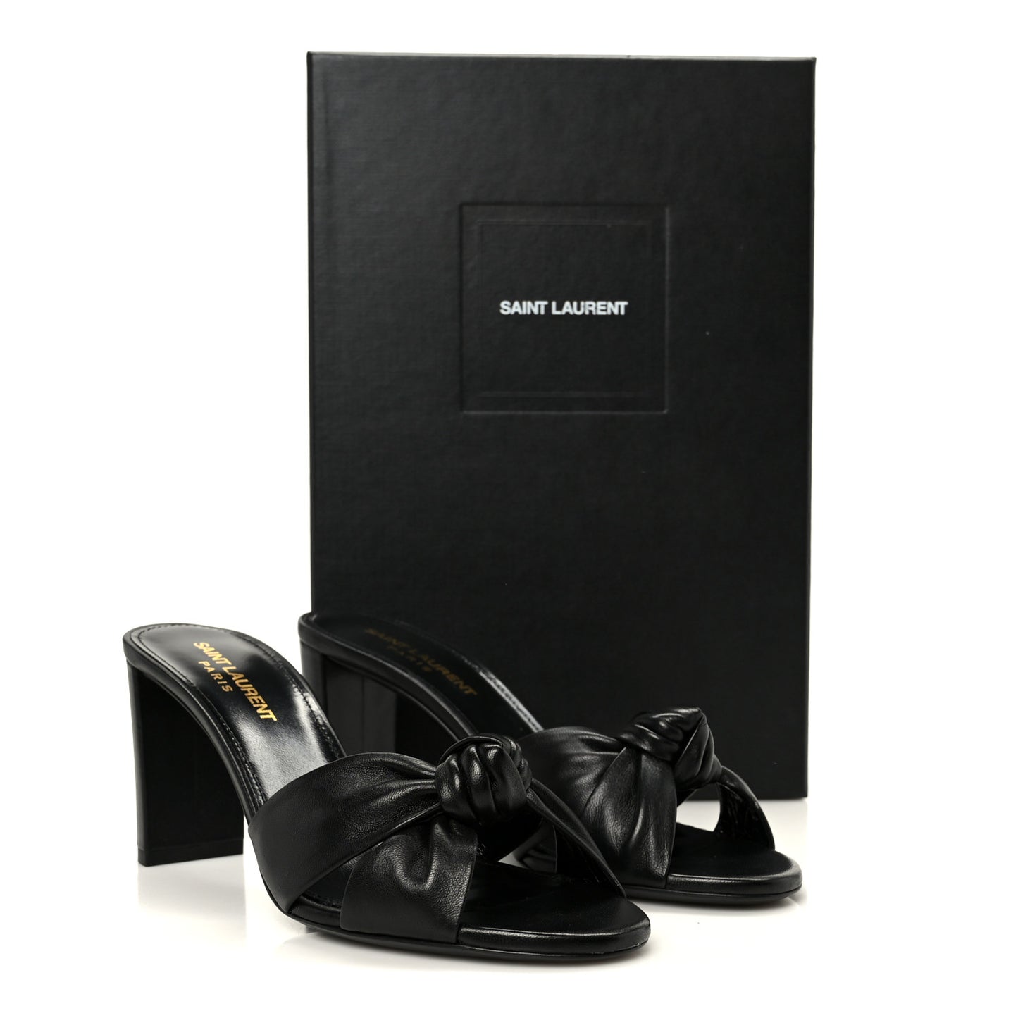 Lambskin Bianca Mules 37.5 Black