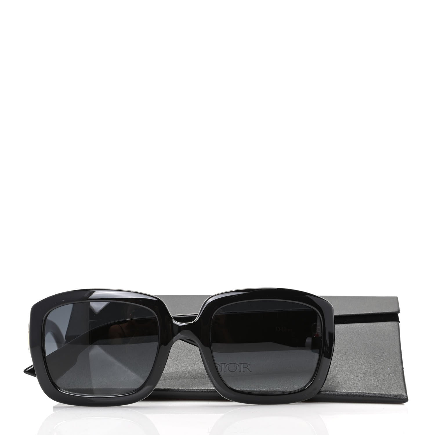 Christian Dior D Dior Square Sunglasses Black 7 of 7