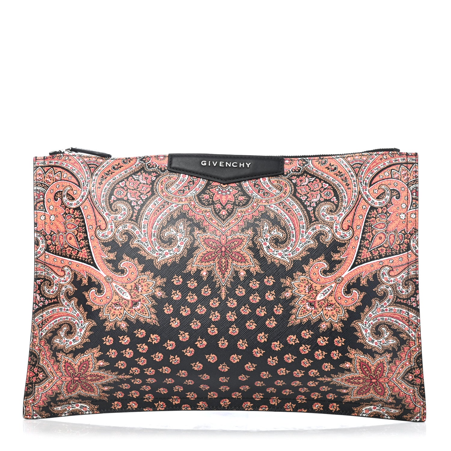 Givenchy Saffiano Paisley Print Medium Antigona Pouch 1 of 4