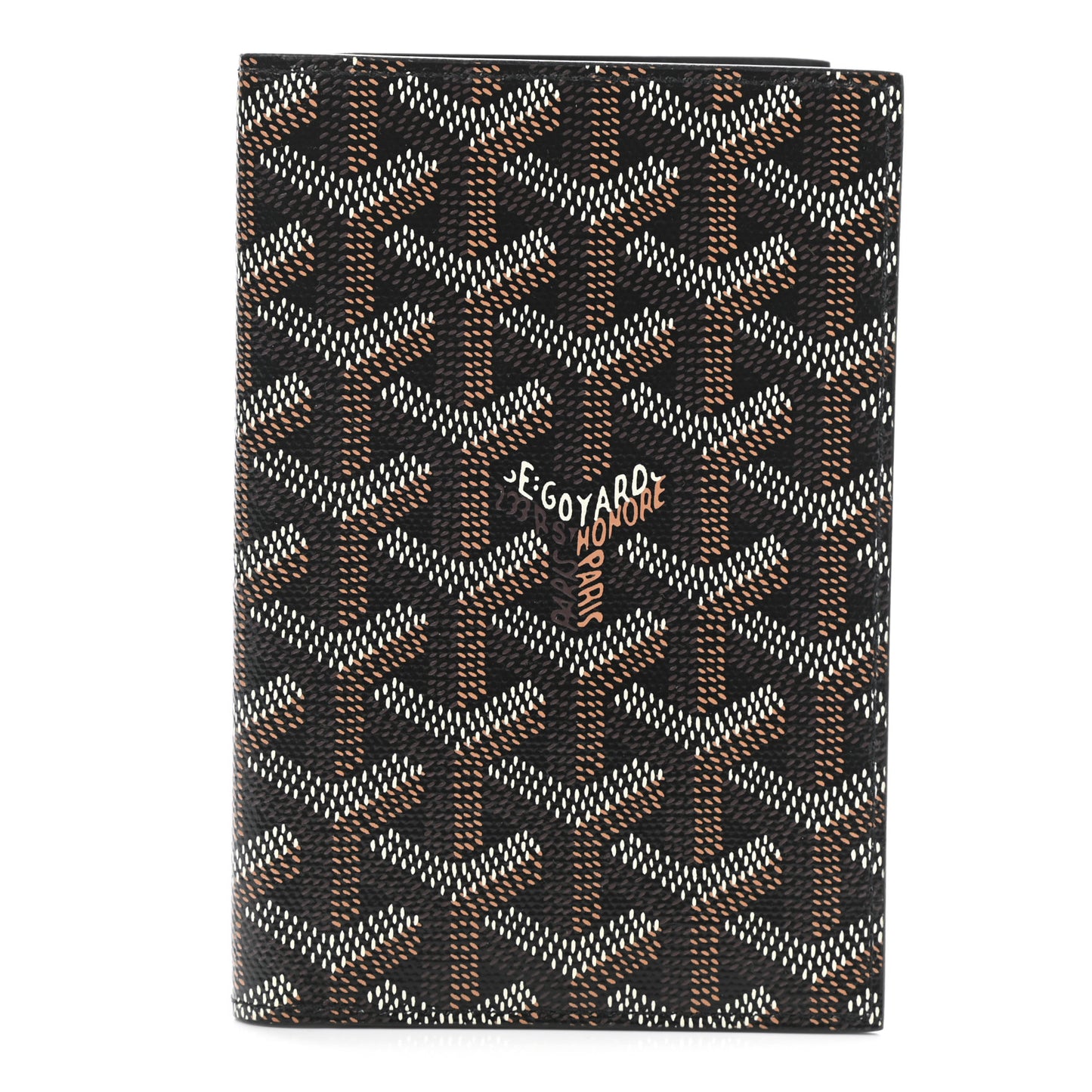 Goyardine Passport Wallet Black