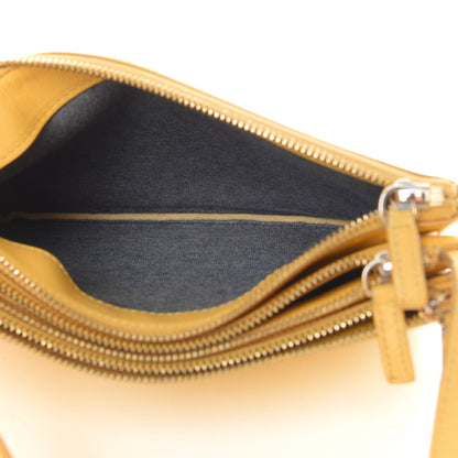 Celine Lambskin Small Trio Crossbody Bag Fluo Yellow 5 of 17