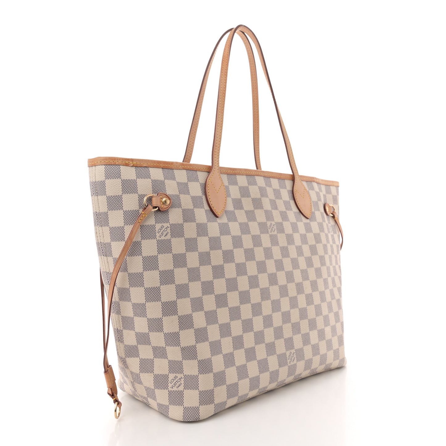 Damier Azur Neo Neverfull MM Rose Ballerine