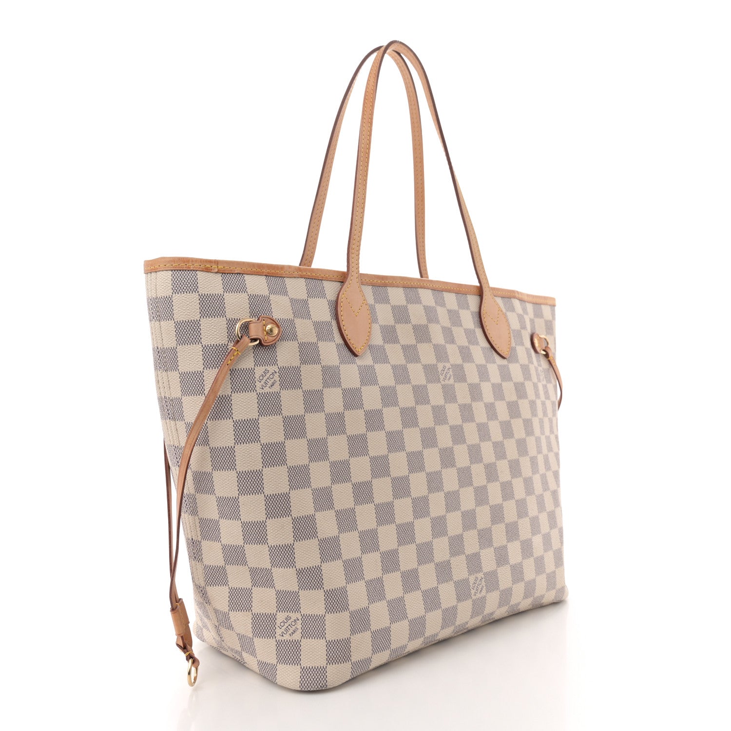 Louis Vuitton Damier Azur Neo Neverfull MM Rose Ballerine 4 of 13