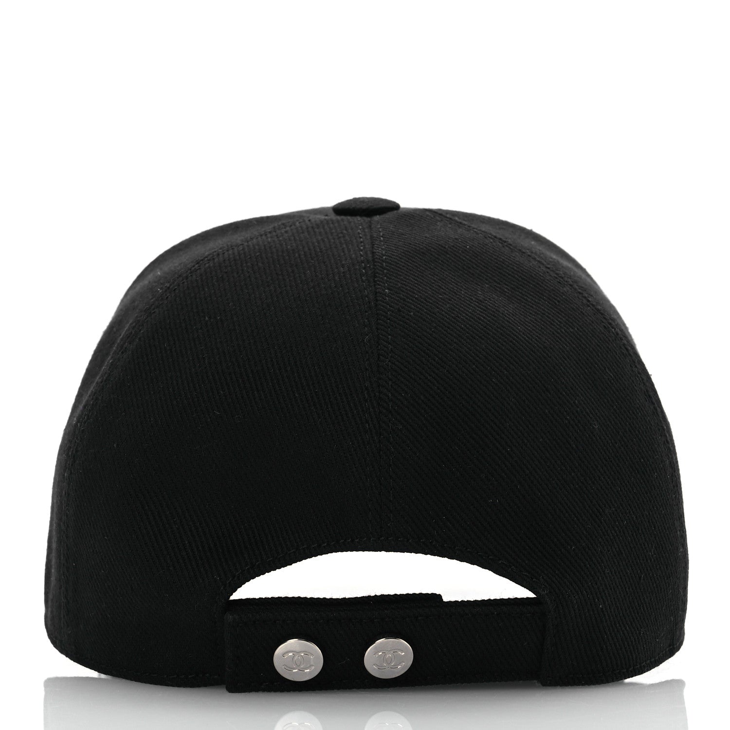 Chanel Cotton CC Cap Hat Black White 6 of 8