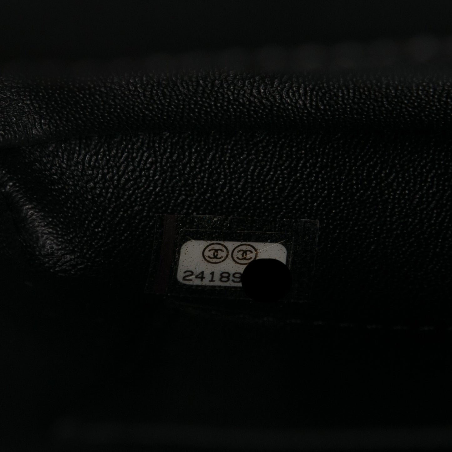 Calfskin Quilted Large Rock My Shoulder Flap Black