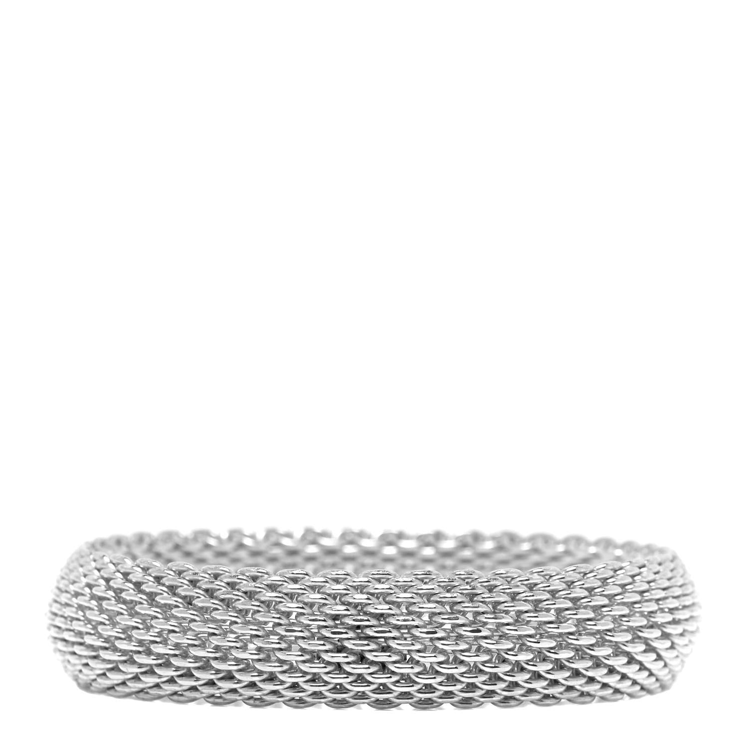 Tiffany Sterling Silver Somerset Mesh Bracelet 5 of 8
