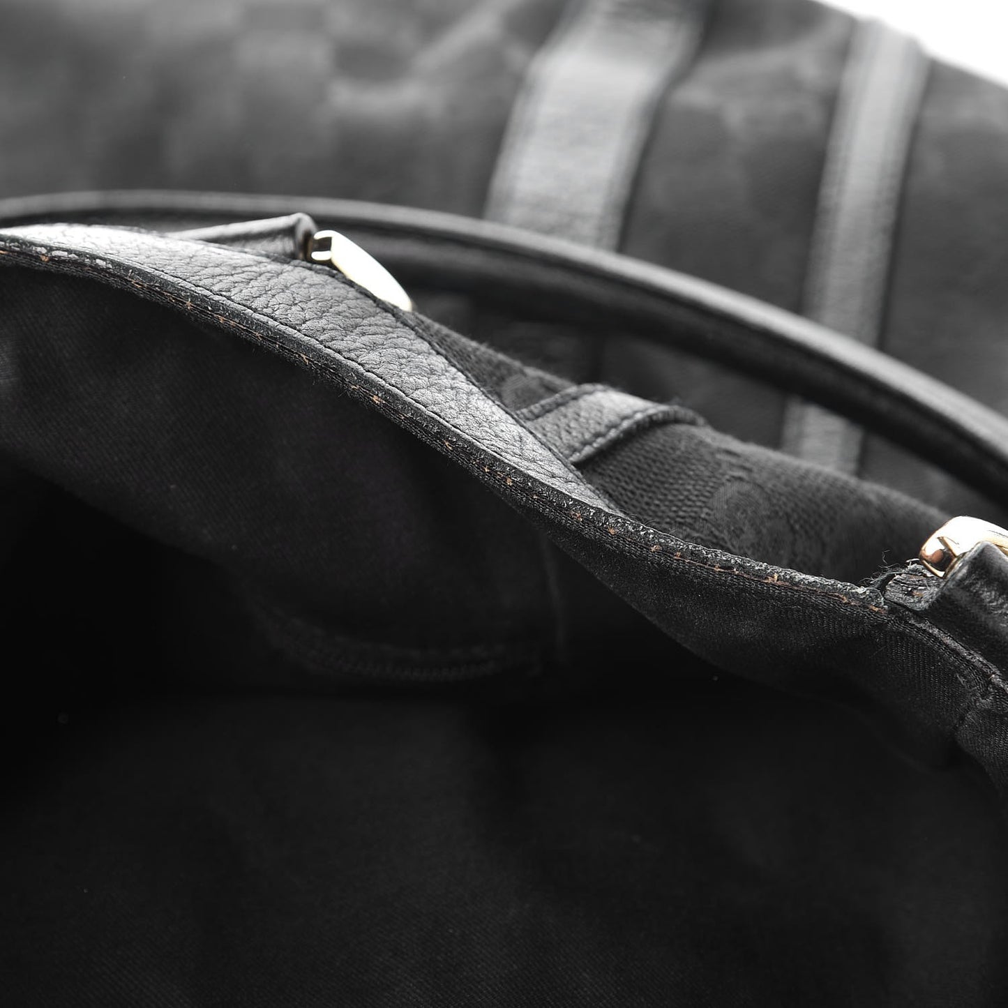 Monogram Medium Abbey Convertible Tote Black