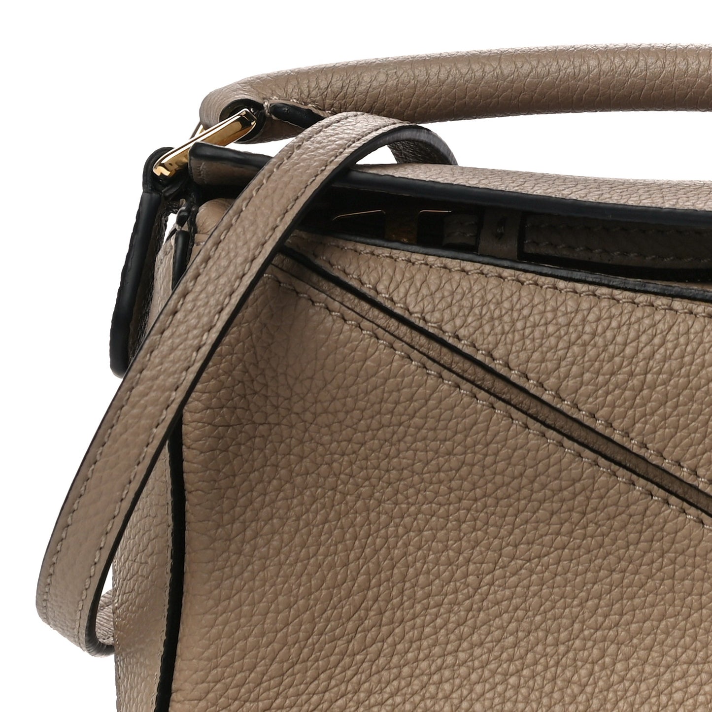 Calfskin Mini Puzzle Bag Sand Mink