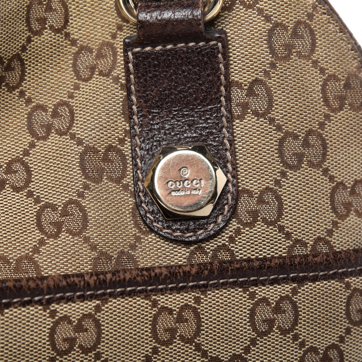 Monogram Medium Charmy Shoulder Bag Brown