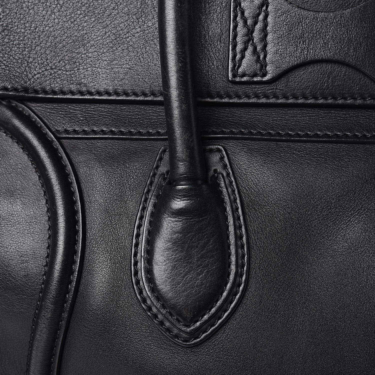 Celine Smooth Calfskin Mini Luggage Black 21 of 29