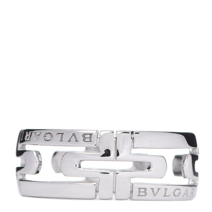 Bulgari 18K White Gold Parentesi Band Ring 51 5.75 3 of 4