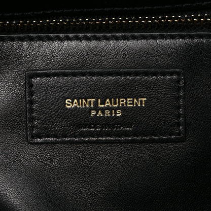 Saint Laurent Suede Leopard Print Monogram Tassel Kate 99 Naturale 6 of 8
