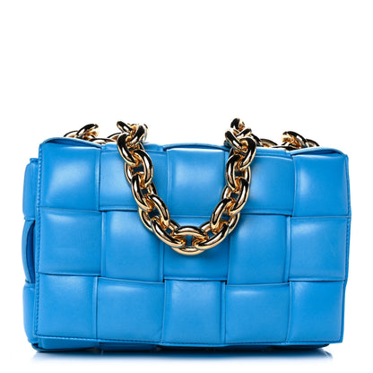 Bottega Veneta Lambskin Maxi Intreccio Padded Chain Cassette Crossbody Bag 1 of 11