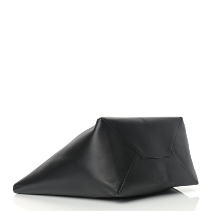 Celine Calfskin Large Clasp Cabas Black 4 of 16