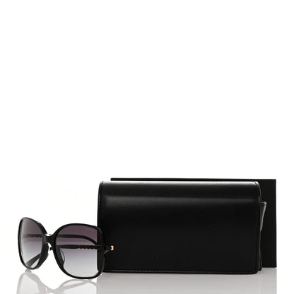 Chanel Acetate Lambskin Chain Square Sunglasses 5210-Q Black 8 of 8