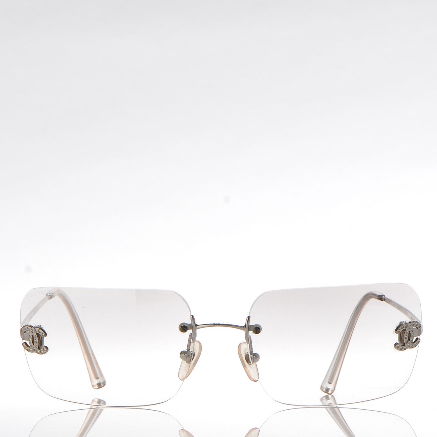 Chanel Crystal CC Logo Sunglasses 4017-D 2 of 10