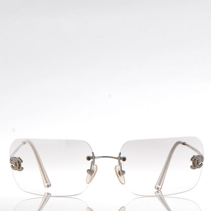 Chanel Crystal CC Logo Sunglasses 4017-D 2 of 10