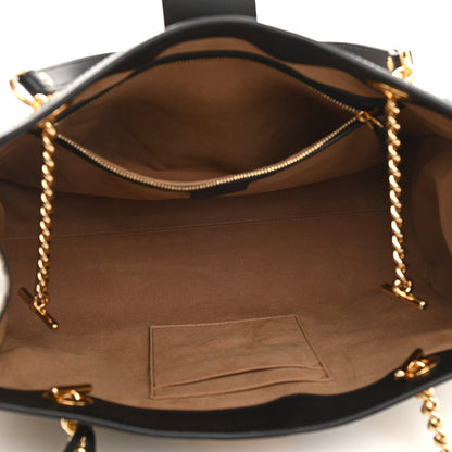 Gucci GG Supreme Monogram Medium Padlock Tote Black 5 of 10