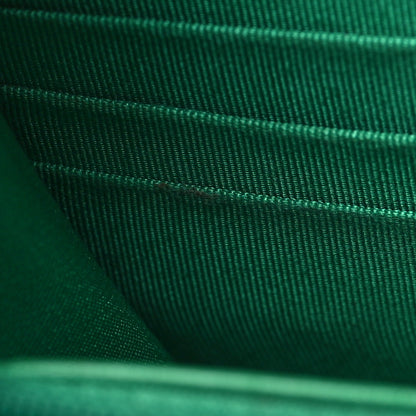 Chanel Lambskin Quilted Wallet On Chain WOC Green 18 of 19