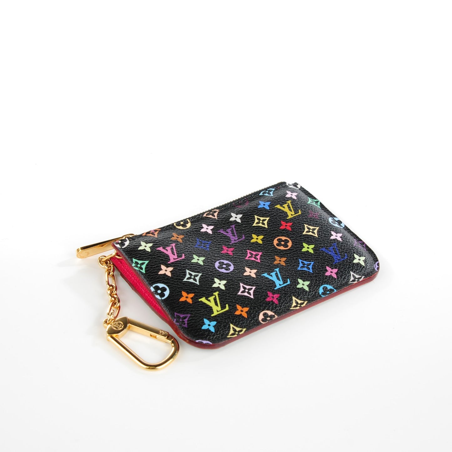 Monogram Multicolor Key Pouch Black Grenade