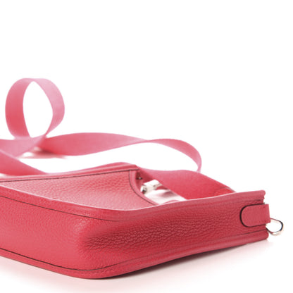 Hermes Taurillon Clemence Evelyne TPM Rose Extreme 8 of 11