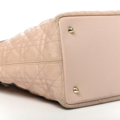 Christian Dior Coated Canvas Cannage Small Panarea Tote Beige 27 of 29