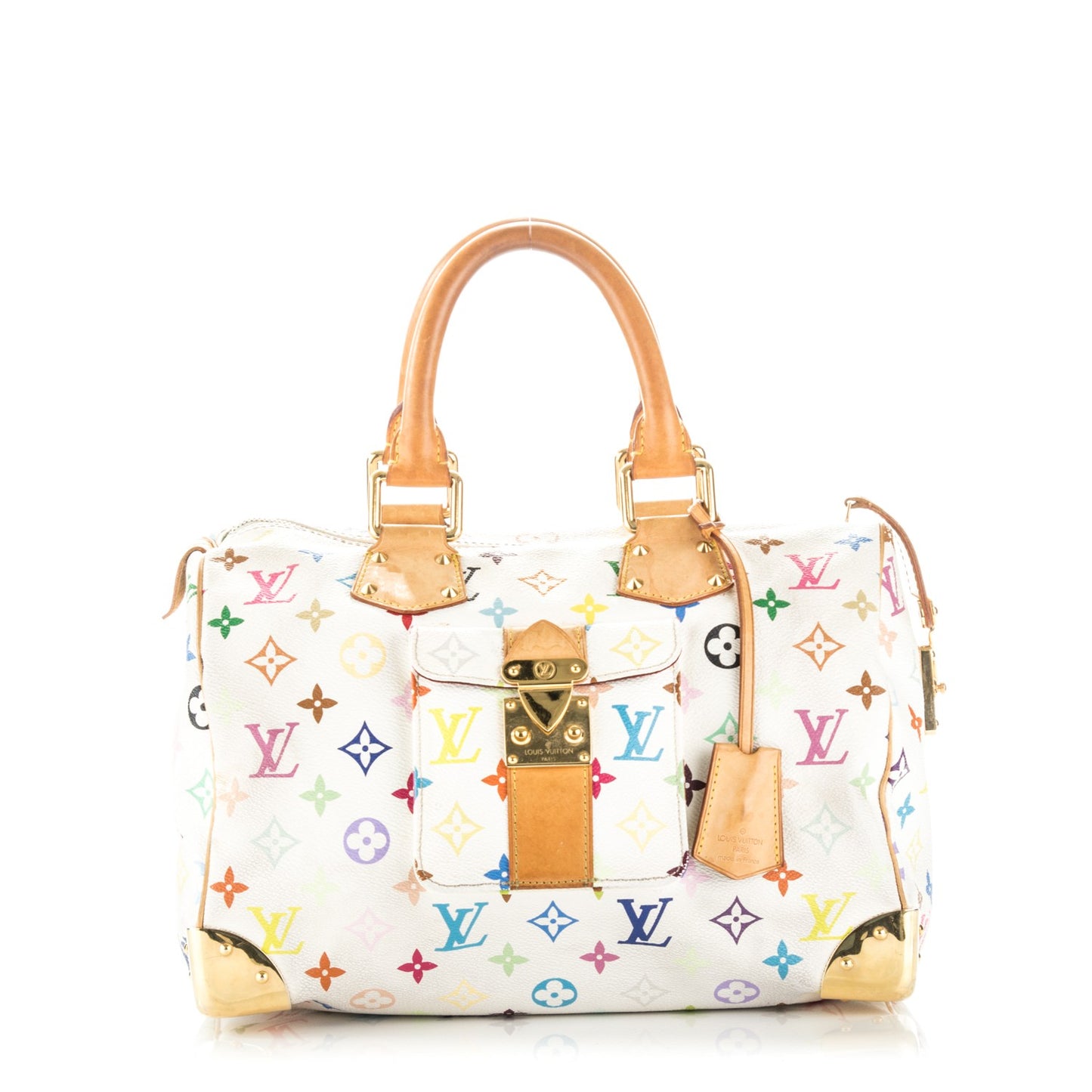 Monogram Multicolor Speedy 30 White