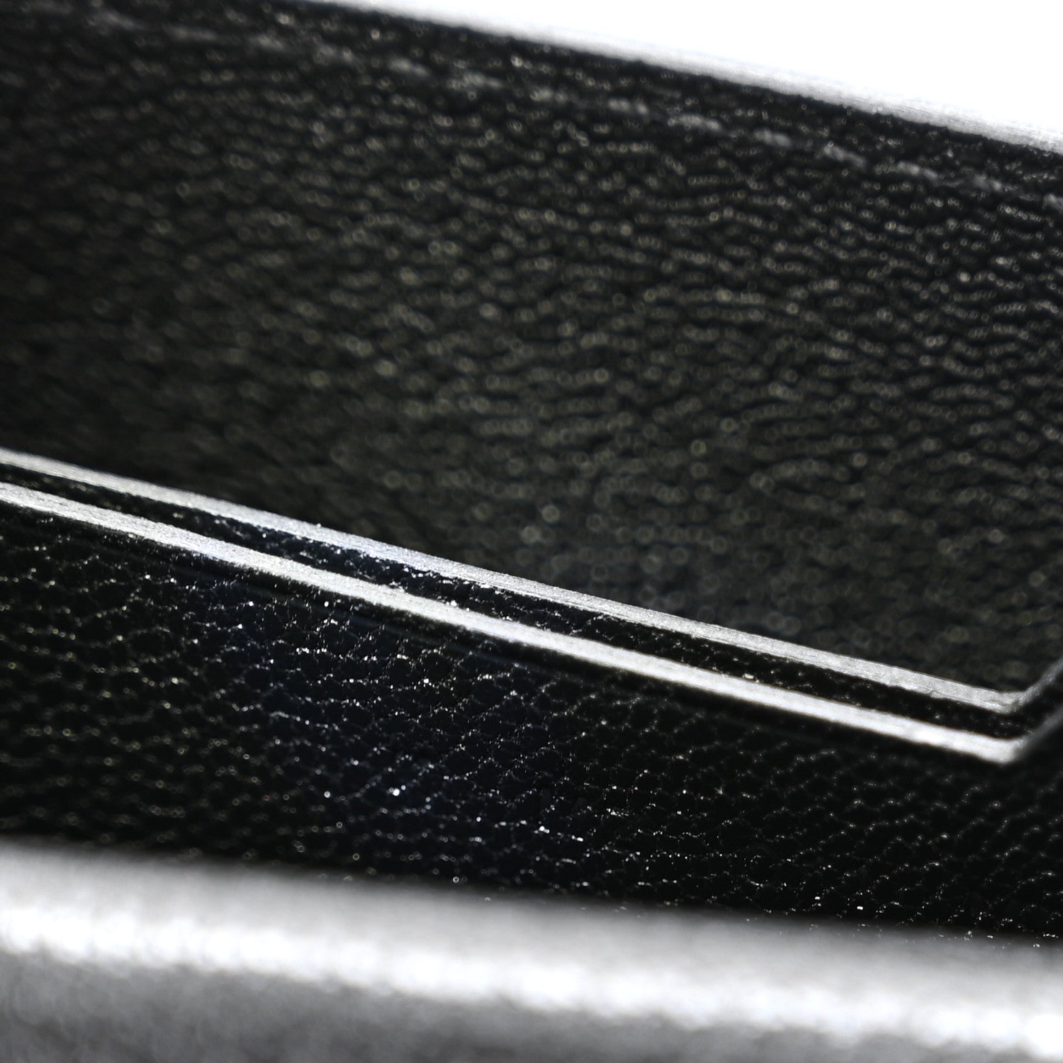 Hermes Chevre Chamkila Medor To Go Wallet  Black 7 of 11