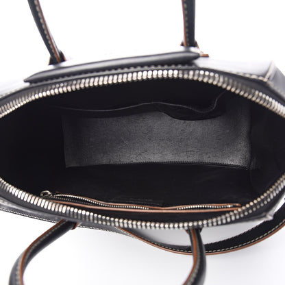Givenchy Calfskin Contrast Topstitch Medium Antigona Black White Brown 5 of 12