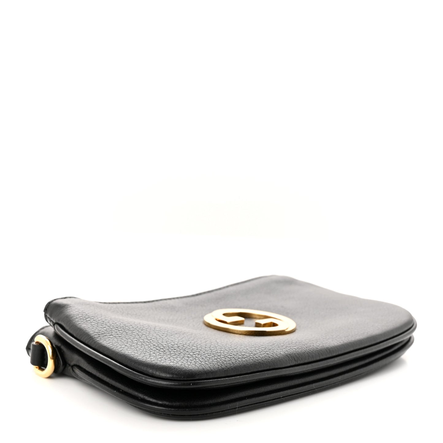 Roxy Calfskin Web Mini Blondie Crossbody Bag Black