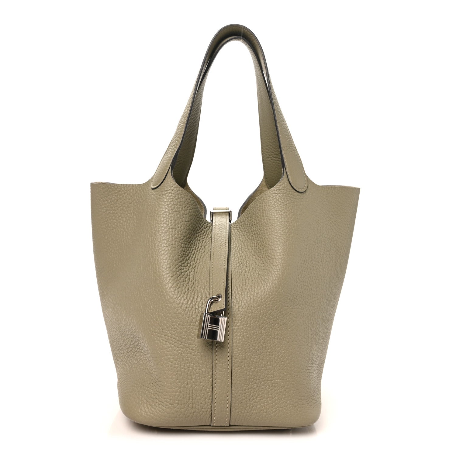 Hermes Taurillon Clemence Picotin Lock 22 MM Sauge 1 of 10
