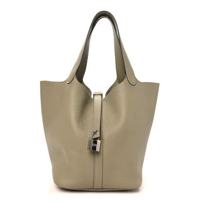Hermes Taurillon Clemence Picotin Lock 22 MM Sauge 1 of 10