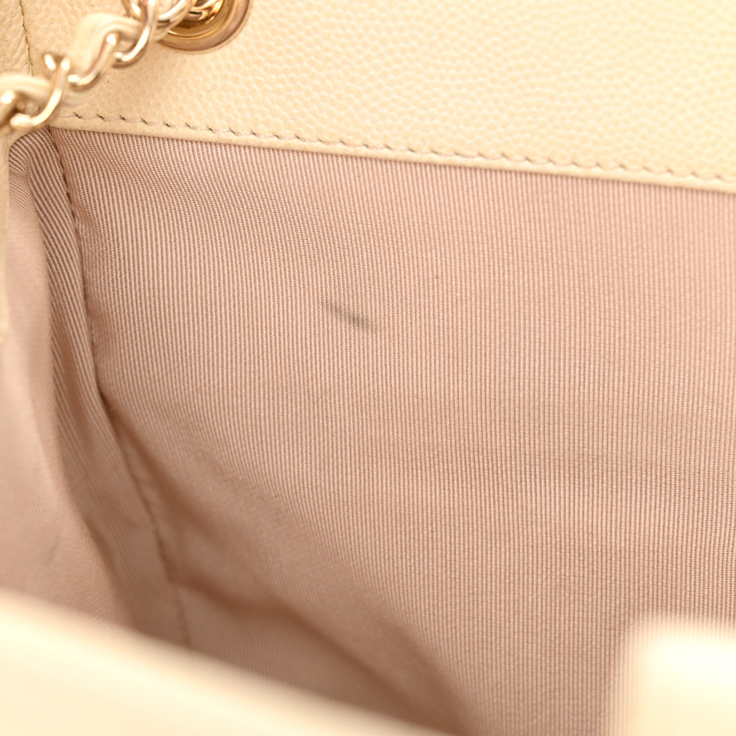Chanel Caviar Quilted In Out Flap Shopping Tote White 13 of 17