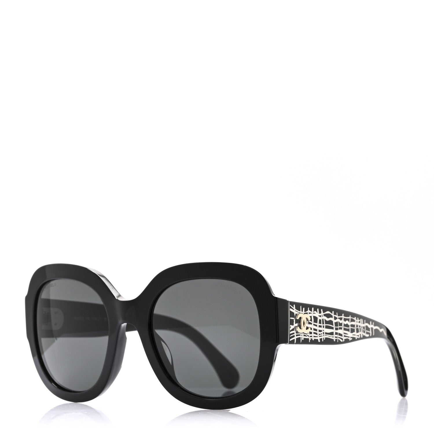 Chanel Acetate Pantos Sunglasses 5433 Black 1 of 6