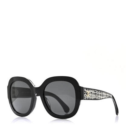 Chanel Acetate Pantos Sunglasses 5433 Black 1 of 6