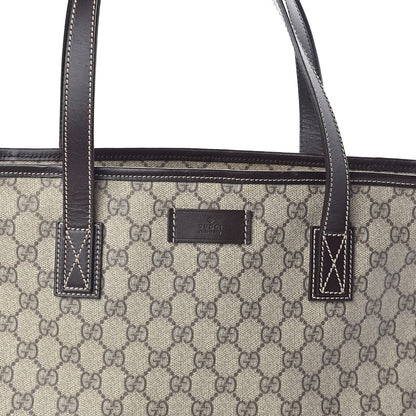 Gucci GG Supreme Monogram Small Joy Tote Dark Brown 7 of 9